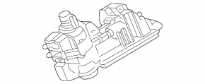 External trunk lid handle Mercedes W211 02-09 broken latch