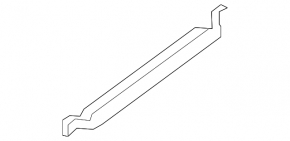 Lower rear radiator deflector Infiniti QX50 19 - broken
