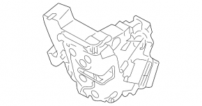 Front left door lock Volvo XC60 10-17