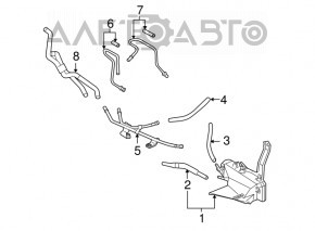 Lexus RX300 RX330 RX350 06-09 Transmission Cooling Radiator