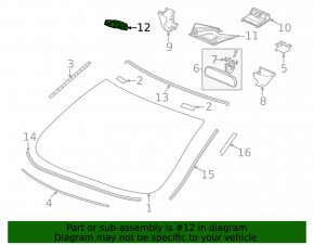 Rain sensor for Honda Accord 23-26