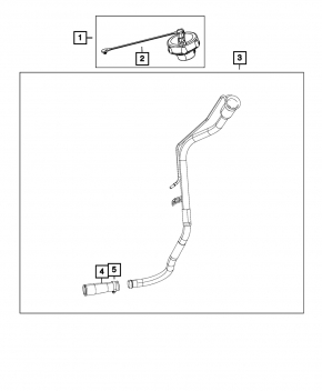09-19 Dodge Challenger Gas Cap