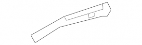 Inner panel of the right fender apron of the Lexus UX200 UX250h 19-25