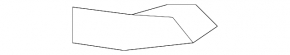 Left windshield wiper seal for Lexus LS460 LS600h 07-12