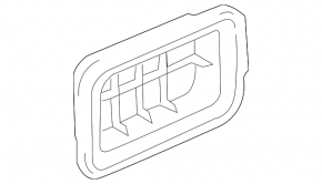 Ventilation shield right Lexus RX300 RX330 RX350 RX400h 04-09