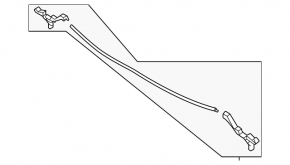 Kia Niro 23 Windscreen Wiper Seal - 3 parts