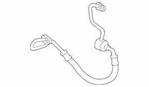 Toyota Camry v40 2.4 air conditioner condenser-compressor hose