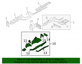 Front left quarter panel for Audi Q5 8R 09-17, graphite