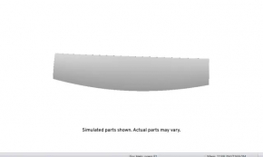 Upper Trunk Door Trim Buick Encore 13-19 Black