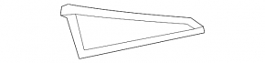 Front bumper mount center upper right Mercedes CLA 17-19