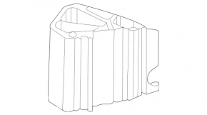 Right side member bump stop for Mercedes H247 GLA 20-26