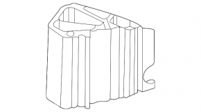 Right side member bump stop for Mercedes H247 GLA 20-26