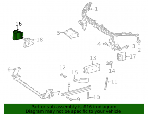 Right side member bump stop for Mercedes H247 GLA 20-26