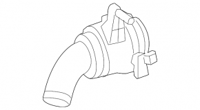 Intake resonator Mercedes X164 GL 07-12 upper, 3.0d