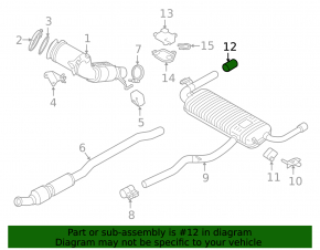 Left exhaust tip for BMW X2 F39 18-23 chrome