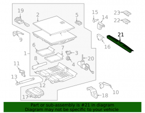 The Mercedes W211 trunk opening trim is worn out