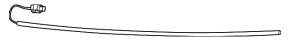 Lower foot-operated tailgate opening sensor for Volvo C40 24-24