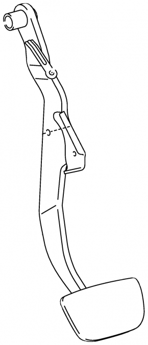 Lexus ES350 07-12 Brake Pedal with Bracket