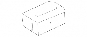 Audi A6 C7 12-18 rear right door ashtray, beige, without box