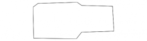 Left grille cover for front bumper Audi Q7 16-19 for radar