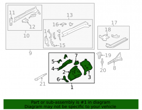 Quarter front left Subaru XV Crosstrek 13-17