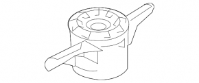 Rear left shock absorber support Hyundai Santa Fe 24-26