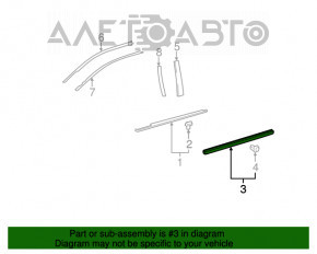 Door trim lower front right Toyota Avalon 05-10