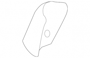 Front right door plug Audi Q3 8U 15-18 rear