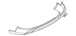 Porsche Panamera 24-26 Sport Rear Bumper Lip