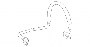 Mercedes H247 GLA 24-26 M260 air conditioning condenser-compressor pipe
