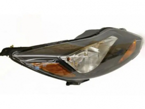 Front right headlight, bare, dark, Ford Focus mk3 11-14 pre-restoration