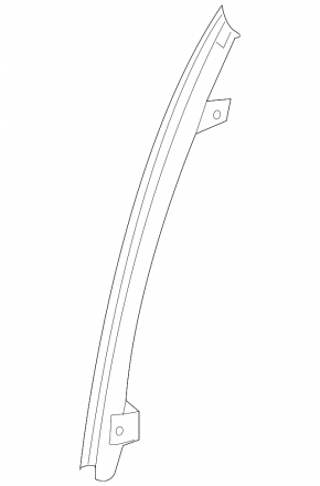 Rear left door glass guide for Mazda CX-7 06-12