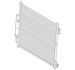Land Rover Discovery 17-24 2.0T Air Conditioning Condenser Radiator