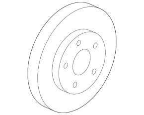 Front left brake disc Chevrolet Bolt 17-