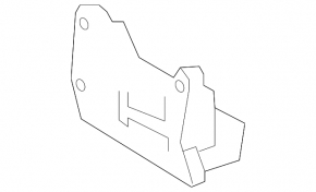 Mercedes W221 rear engine mount bracket
