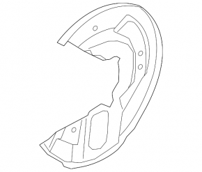 Brake Disc Cover Front Right Volvo XC40 19-25 for R18-21