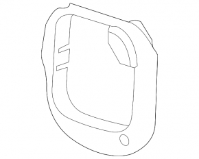 Cruise radar housing right Audi A6 C7 12-18