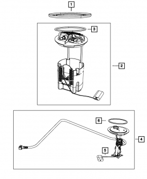 Fuel Level Sensor Dodge Durango 11-21