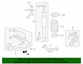 Camber bolt Acura ILX 13-