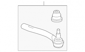 Tie Rod End Left Acura MDX 07-13