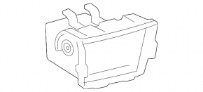 Toyota Camry v40 Front Panel Pocket Box