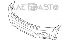 Mitsubishi Endeavor 04-06 front bumper