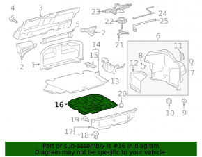 Tool kit for Lexus ES300h ES350 13-18