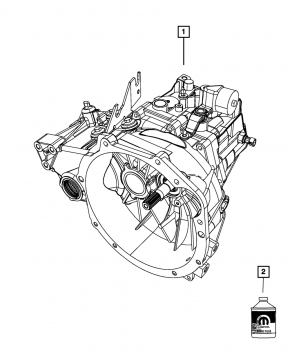 Manual transmission assembly Jeep Compass 11-16 5st FWD