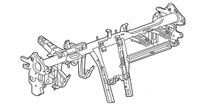 Under-torpedo pipe reinforcement Chevrolet Malibu 18-