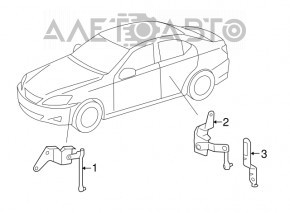 Front Tilt Sensor for Lexus GS300 GS350 GS430 GS450h 06-11 RWD