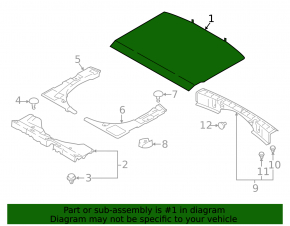 Subaru XV Crosstrek 18-23 Trunk Floor