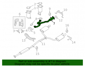 Ford Flex 09-12 Downpipe
