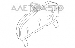 Instrument cluster Mazda3 2.3 03-08 type 2 scratches