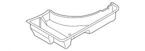Trunk tray left Lincoln MKX 16-18